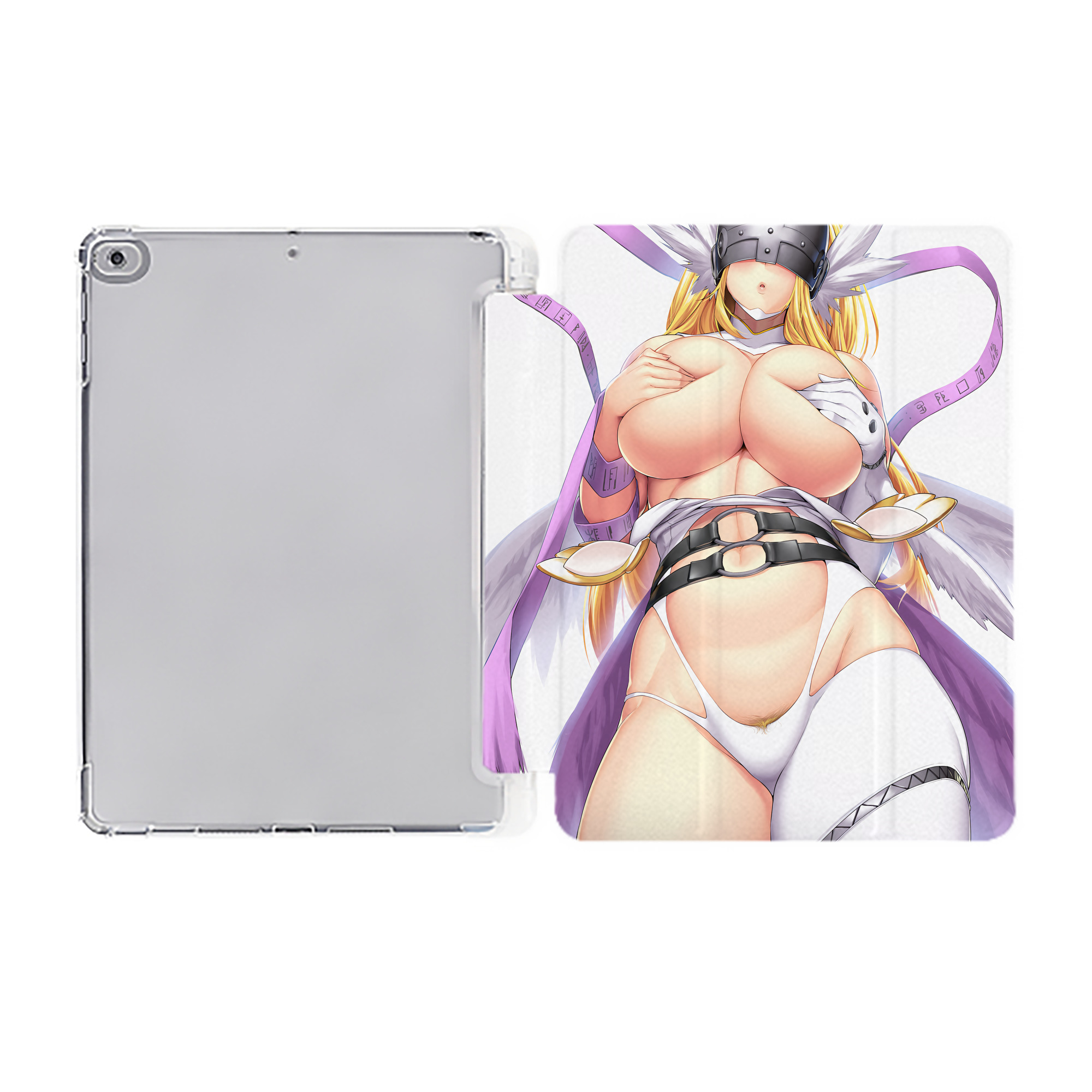 （画像用） Digimon デジタルモンスター/デジモン IPad ケース ペン収納付き 三つ折りスタンド PUレザー×シリコン 対応機種9.5/10.5/10.9インチ